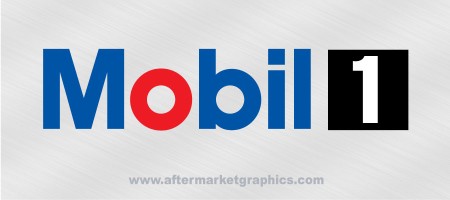 Mobil 1 Decals - Pair (2 pieces)